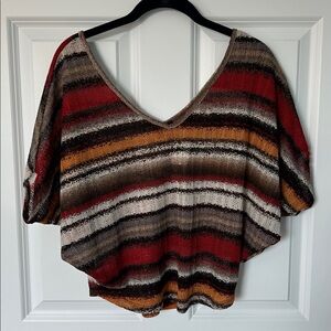 Love Culture Striped V-Neck Top | Striped Top | Fall | Stripes | Fall Colors